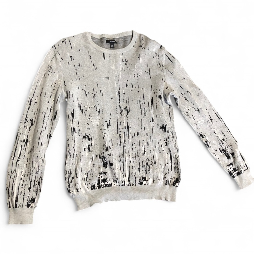 Abstract Patterned Alfani sweater - Picture 3 of 6